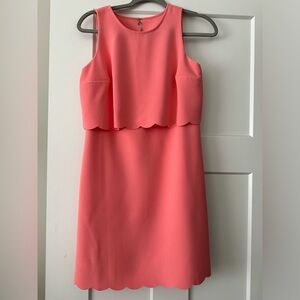 Coral LOFT dress with beautiful detail!